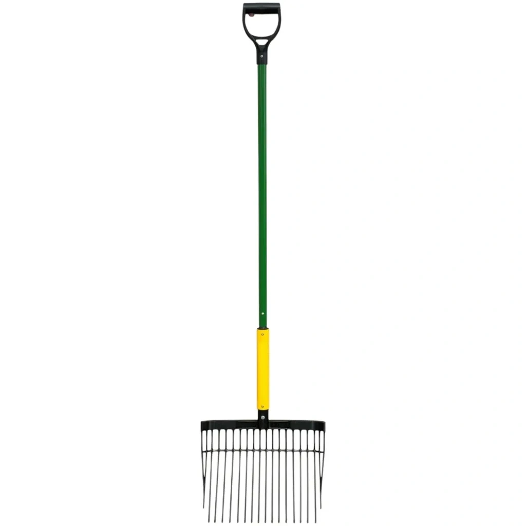 14.4V Electric Manure Fork | Lightweight Stable Cleaner Saves Time & Bedding Cost